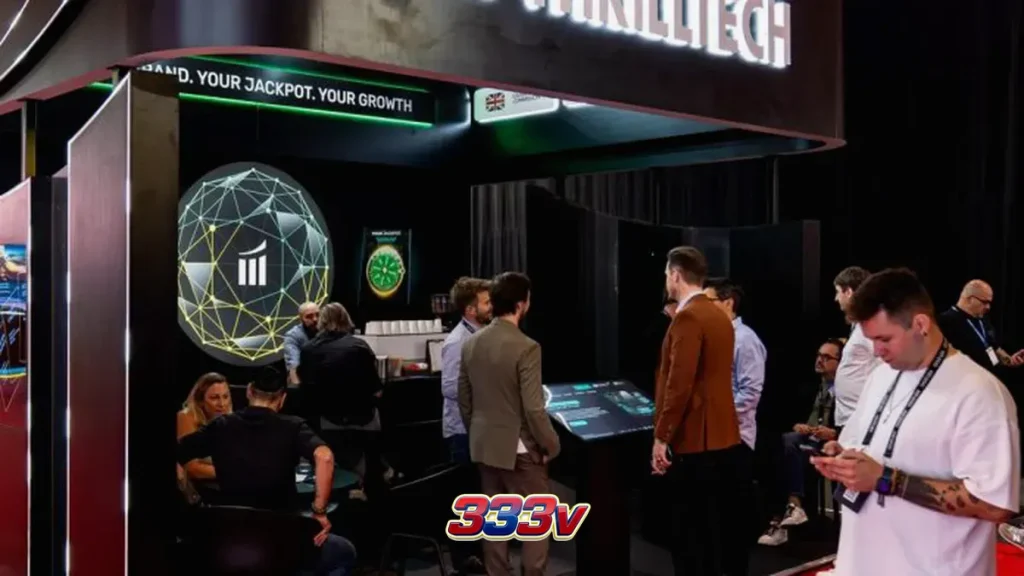 Ilustrasi teknologi jackpot modern dalam permainan slot daring